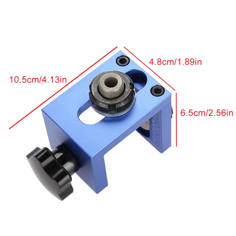 Wood Dowel Hole Drilling Guide Jig Kit Woodworking Carpentry Positioner