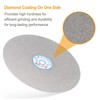 sourcing map Diamond Flat Lap Disc 8" x 1/2" Arbor