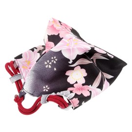 CHILDWEET Small Drawstring Pouch Japanese Style Kimono Bag for Coin Pouches Party Treats Portable Container Decorative Reusable
