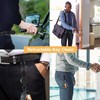 BESSIKON® Pack of 2 Retractable Key Fobs, Heavy Key Chain,