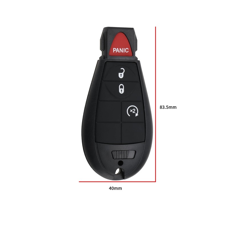 eMagTech 4 Button Car Remote Control Key Fob Cover Compatible