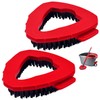 GFRED Pack of 2 Scrubber Compatible with Vileda Turbo Spin