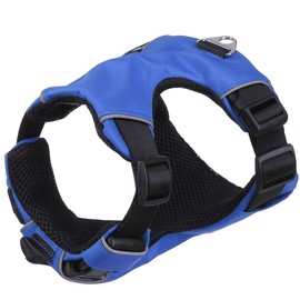 Qtqgoitem Best No-Pull Dog Harness Calming Adjustable Reflective Outdoor Adventure Pet Vest Blue L (model: 1b9 146 0aa 50c 033)