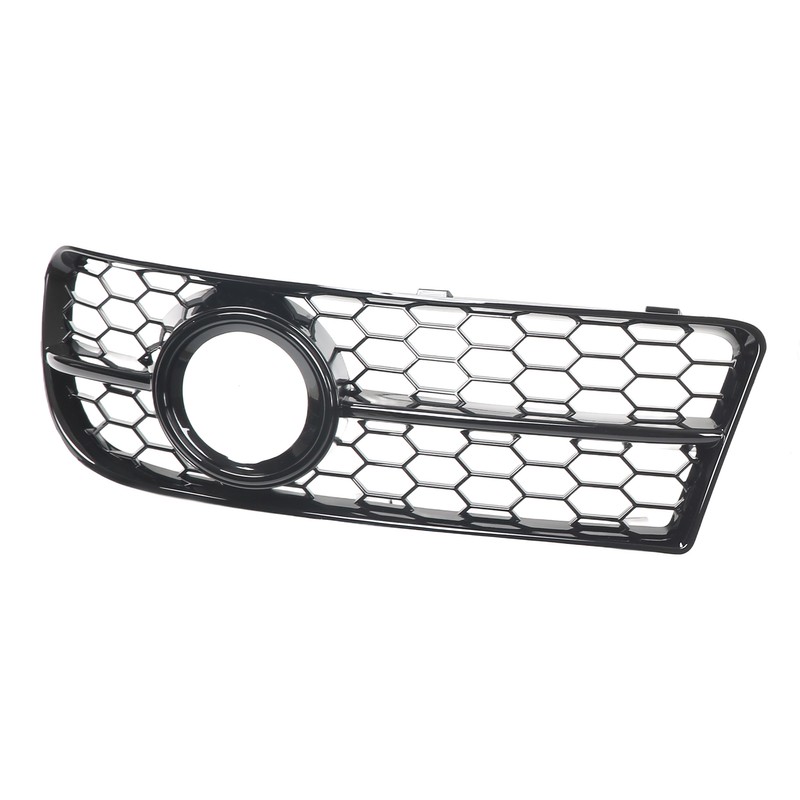 1 Pair Front Fog Lamp Grille Bezel 8E0807681F Glossy Black