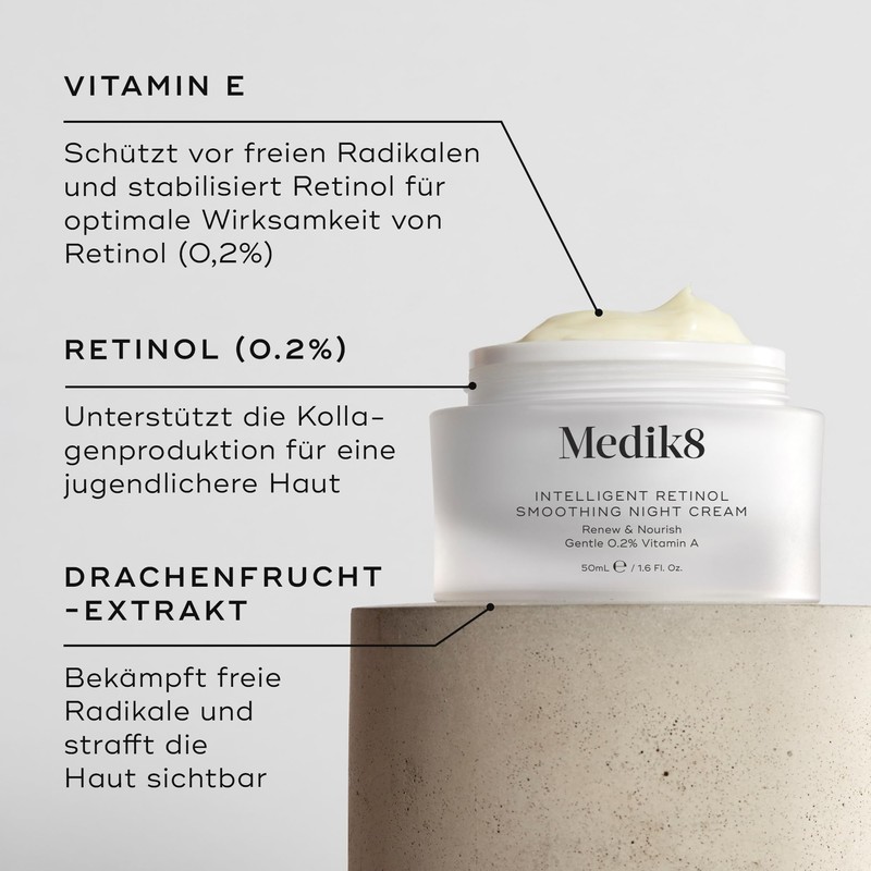 Medik8 Intelligent Retinol Smoothing Night Cream - Renew & Nourish