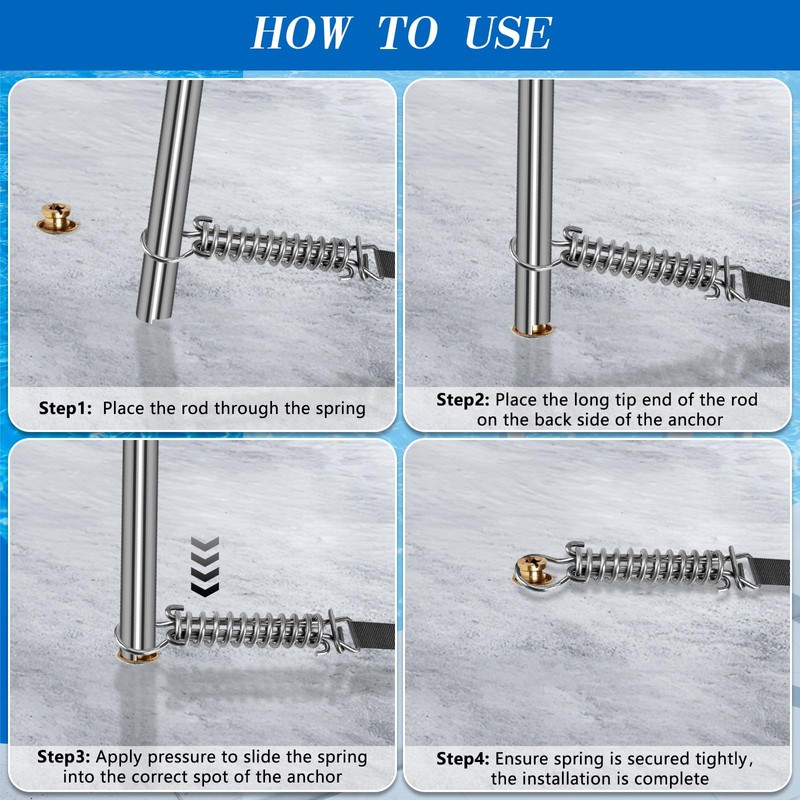 31-1/2 inch Pool Cover Tool, Extra Long Pool Cover Installation