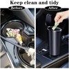 JOYSKY Car Trash Can Mini Trash Can Foldable Car Trash