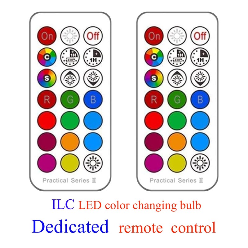 FUMAFI LED Color Changing Bulb Remote Control, RGB Light Bulbs