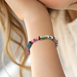 Wearable Sticker Bracelet for Kids, Teens & Adults, 70 Mini Stickers and More mysterious pattern, Collectible for Girls & Boys, Fun Gift Idea with 1000+ Unique Designs to Discover