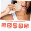 Mobestech Pcs Face Cleaning Pads Makeup Puff Multi-function Reusable Pads