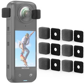 LOMUG 6 Set/Microphone Windmuff for Insta360 X4/ONE X3 Anti-Noise Windbreak Sponge Cushion Effectively Reduces Noise and Improves Sound Quality