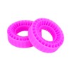 4pcs Silicone Rubber Inserts 55mm 1.0" Wheel Tires for 1/24
