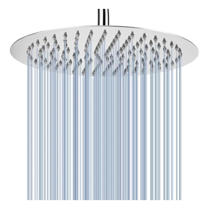Wnatn Cabezal De Ducha,acero Inoxidable Delgada Alta Presión 30cm