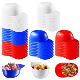 Varku 54 PCS Baseball Party Supplies, Include 54PCS 8oz Baseball Helmet Dessert Bowls Cute Mini Baseball Cap Ice Cream Bowls Appetizer Snack Cups for Baseball & Birthday Parties