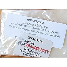 Amish Homemade Honeysuckle Soap
