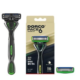 | Dorco | Face 6 razor (1 blade + 2 blades) Hair clipper Men's products Self-haircut Skin care device Razor blade cleansing device / | 도루코 | 페이스6 면도기(기1+날2) 이발기 남자용품 셀프이발 피부관리기 면도날 클렌징기