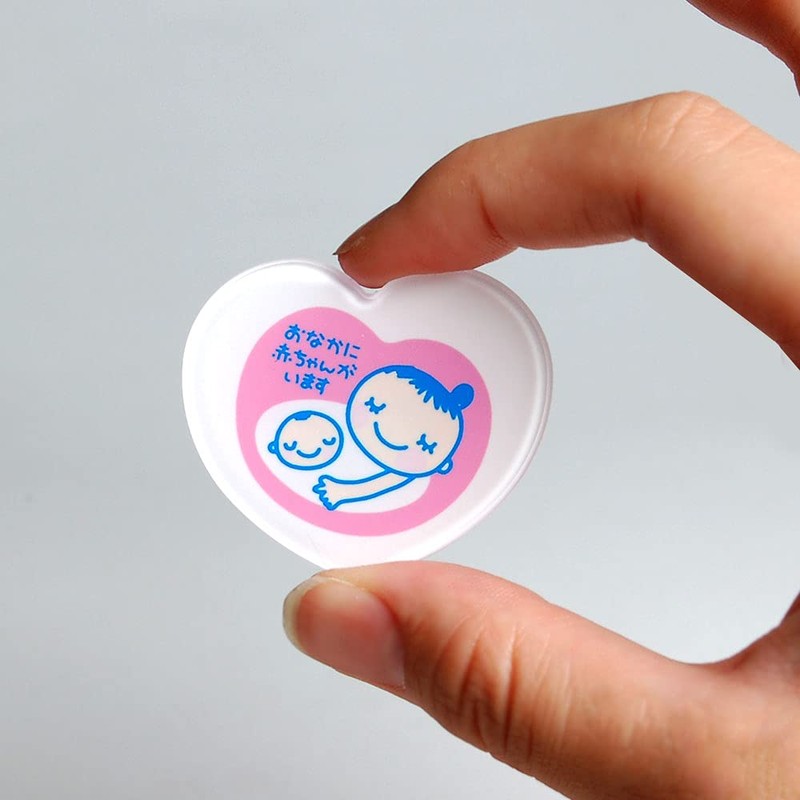 Good-L Maternity Mark Acrylic Badge Heart