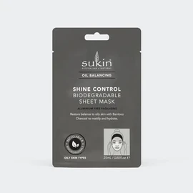SUKIN OIL BALANCING MASK SACHETX8 SHINE CONTROL SHEET