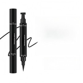 MAEPEOR Eyeliner Stamp Black Winged Eyeliner Stamp Long Lasting Waterproof and Smudgeproof Liquid Eyeliner for Beginner or Makeup Artist (08 Black)