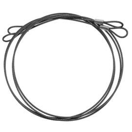 Yardenfun 2Pcs Braided Security Cables Steel Coated Safety Wire Rope for Locking and Securing for Luggage Locks and Heavy Duty Durable and Reliable Safety Cables