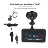 4in Touch Screen Driving Recorder 1080P Dual Dash Cam Night