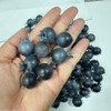 Rikyo 50 Blueberries Artificial Fruits, Realistic Lifelike Blue Foam Fruits,