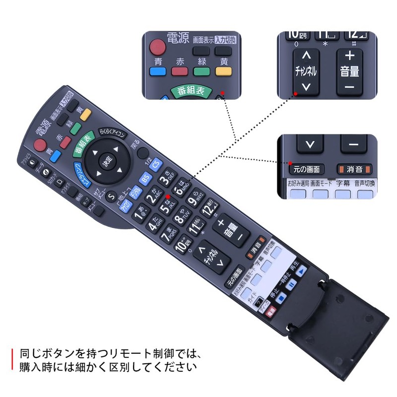 CLVIZCXOM N2QAYB000481 for Panasonic Panasonic Remote Control VIERA Remote Control