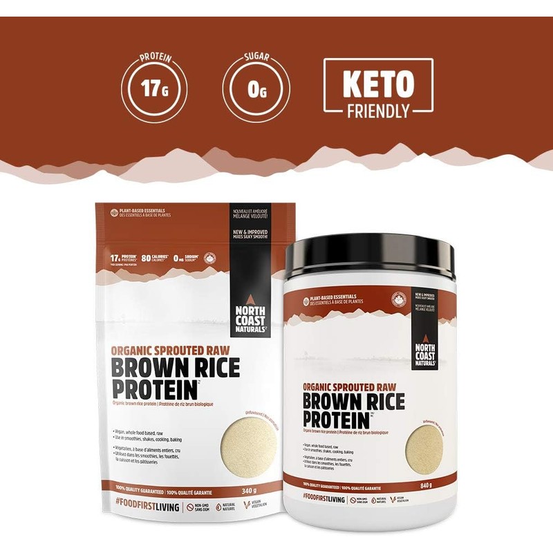 Mutant North Coast Naturals Organic Sprouted Brown Rice Protein Powder