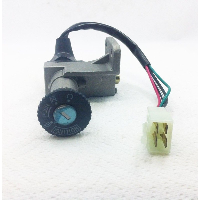 GY6 4 Wire Key Ignition Switch ATV Scooter Set 50cc