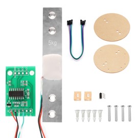 RUIZHI HX711 Digital Load Cell, Electronic Scale, Digital Load Cell, Weight Sensor, 11.0 lbs (5 kg), Portable Electronic Kitchen Scale, 24BIT Precision AD Module, Compatible with Arduino, Nylon Guide