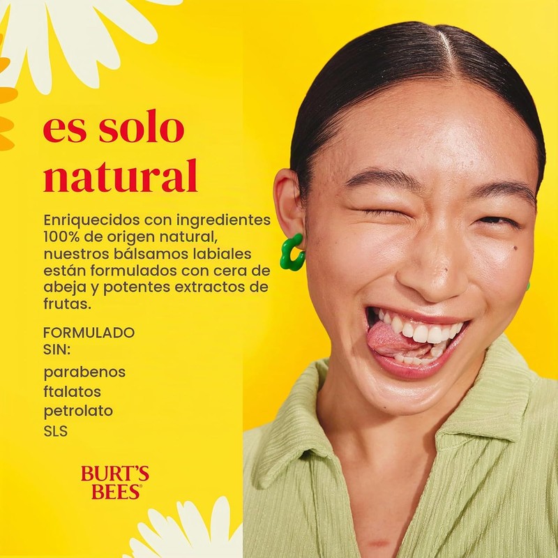 Burt's Bees Bálsamo Labial Pomelo Rosado Doble Pack 0.15 oz