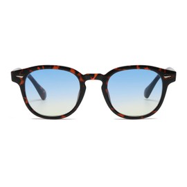 Long Keeper Retro Round Sunglasses Mens Womens Vintage Small Circle Sunglasses Designer Oval Round Frame Unisex Retro Sun Glasses UV400 Protection