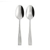 Oneida T711002A Moda Fine Flatware Serving Spoons, Set of 2