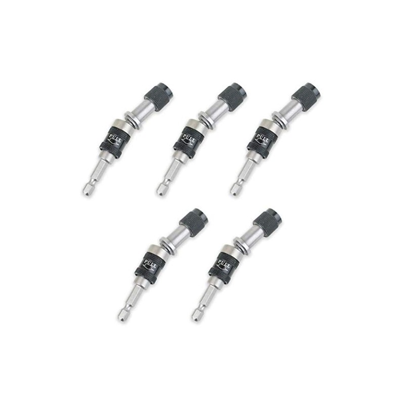 1/4" Swivel Hex Bit Holder with Locking Pivot and Quick
