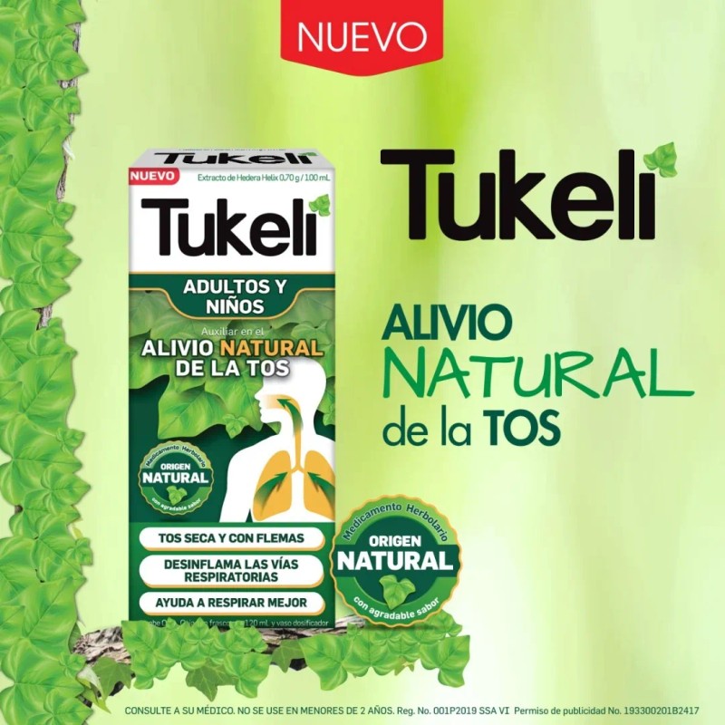 Tukol Tukeli Jarabe Para Tos 120 Ml. Alivio A Tos