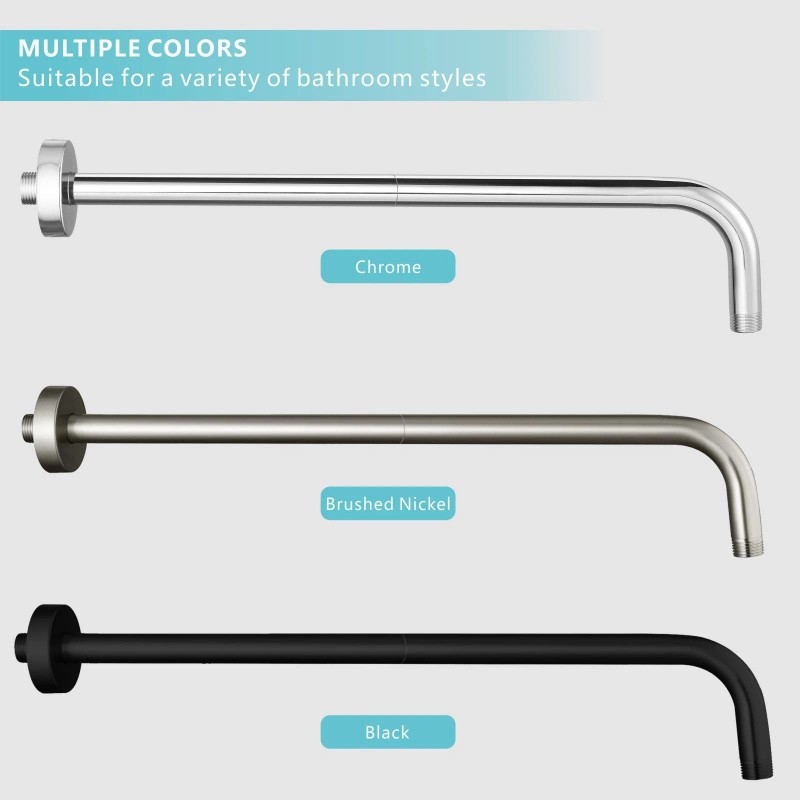 Nuodan Shower Arm with Flange, 24 Inches Wall Mount Replacement