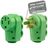 50 Amp RV Plug Male and Female Plug Set, 6-50P