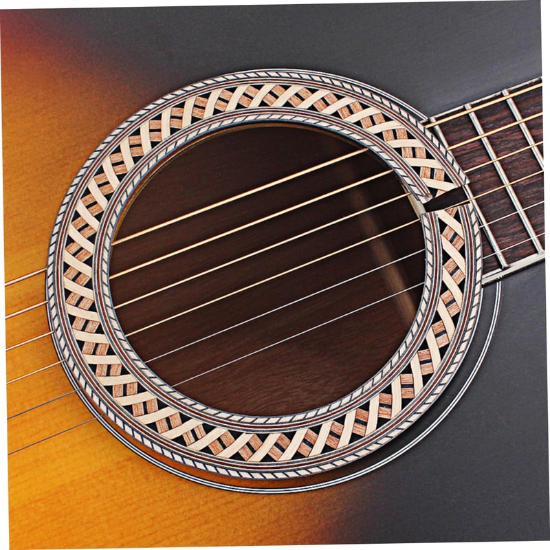 SAFIGLE Wooden Guitar Rosette Curved Strips for Sound Hole Inlay