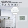 Wireless RF Temperature Controller Programmable LCD Backlit Display Smart Electric