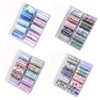 Healeved 40rolls Floral Nail Art Decals Easy Transfer Stickers for