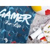 Gamer For Life Beach Towel - Gaming Controller Beats Design