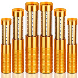 6 PCS LED Strobe Baton Light Led Bottle Service Lights Sparklers Champagne Bottle Handheld Light Topper for Nightclub Wedding Party Concert (Gold)