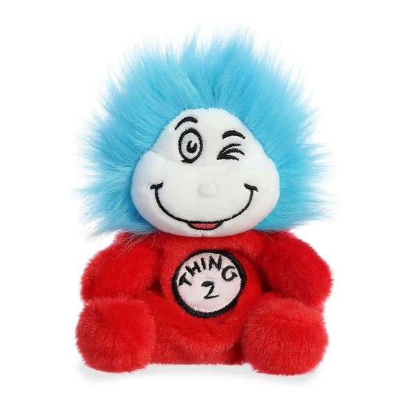 Aurora® Whimsical Dr. Seuss™ Palm Pals™ Thing 2 Stuffed Animal - Magical Storytelling - Literary Inspiration - Red 5 Inches