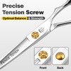 Fenice Totem Professional Hair Scissors, Sharp Precision Cutting, No-Pull Design,