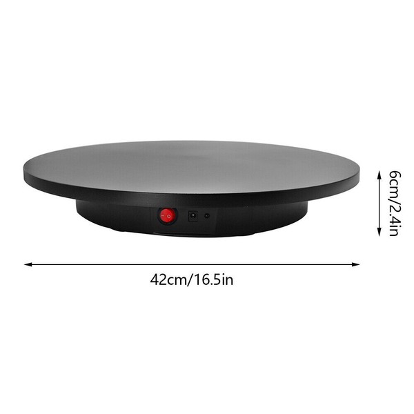 Unbranded Motorized Turntable Display Stand 16.5 Inch 360?? Electric Rotating