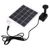 3W 5V Solar Water Fountain Pump 120L/H Landscape Garden Solar