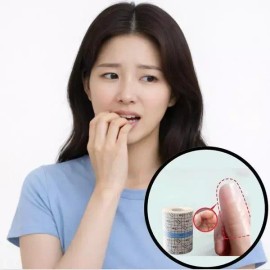 SellerHub [셀러허브]손톱물어뜯기 방지 손톱 테이프 보호 밴드 습관 만들기 깨무는 버릇 고치기 (S45523074) Seller Herb Anti Nail Biting Nail Tape Protective Band Habit Correction (S45523074) [Nail guard tape]