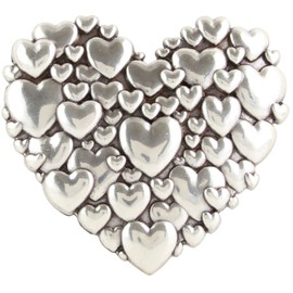 BELTINGER Hearty Belt Buckle 4.0 cm | Buckle Interchangeable Buckle Belt Buckle 40 mm Solid | Interchangeable Belt up to 4 cm, silver