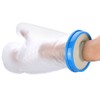 Blue PP ring adult bath arm with ring bathing sleeve