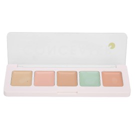 Paleta de Corrector, Paleta de Maquillaje Corrector de Cubierta de Círculo Oscuro con Imperfecciones Faciales de 5 Colores para Ocultar Maquillaje Facial
